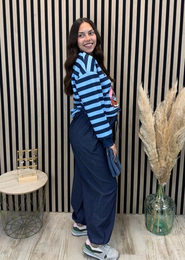 Pantalón Denim Bombacho